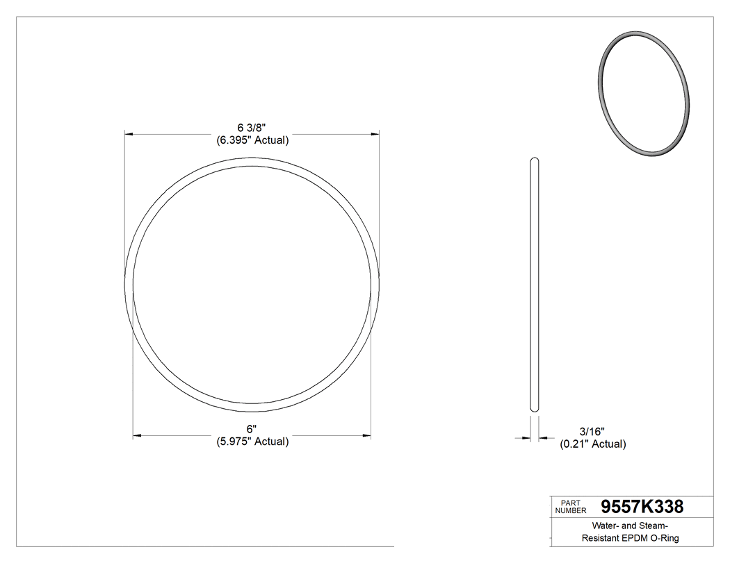 Technical drawing - 9557K338